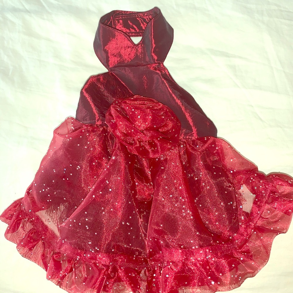 XS Satin dog dress